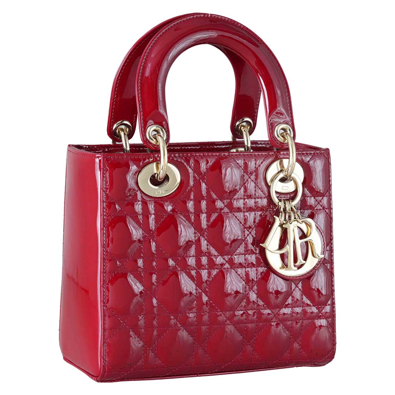CHRISTIAN DIOR(USED)크리스찬디올 페이던트 레이디디올 스몰 백